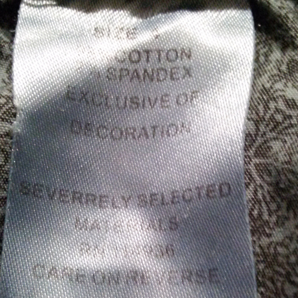 Firefly Dark Wash Boot Cut White Leather Jeans 4 - Picture 7 of 7